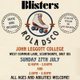 Blisters Rola Dsco Event at John Leggott College Sports Hall Event Title Pic