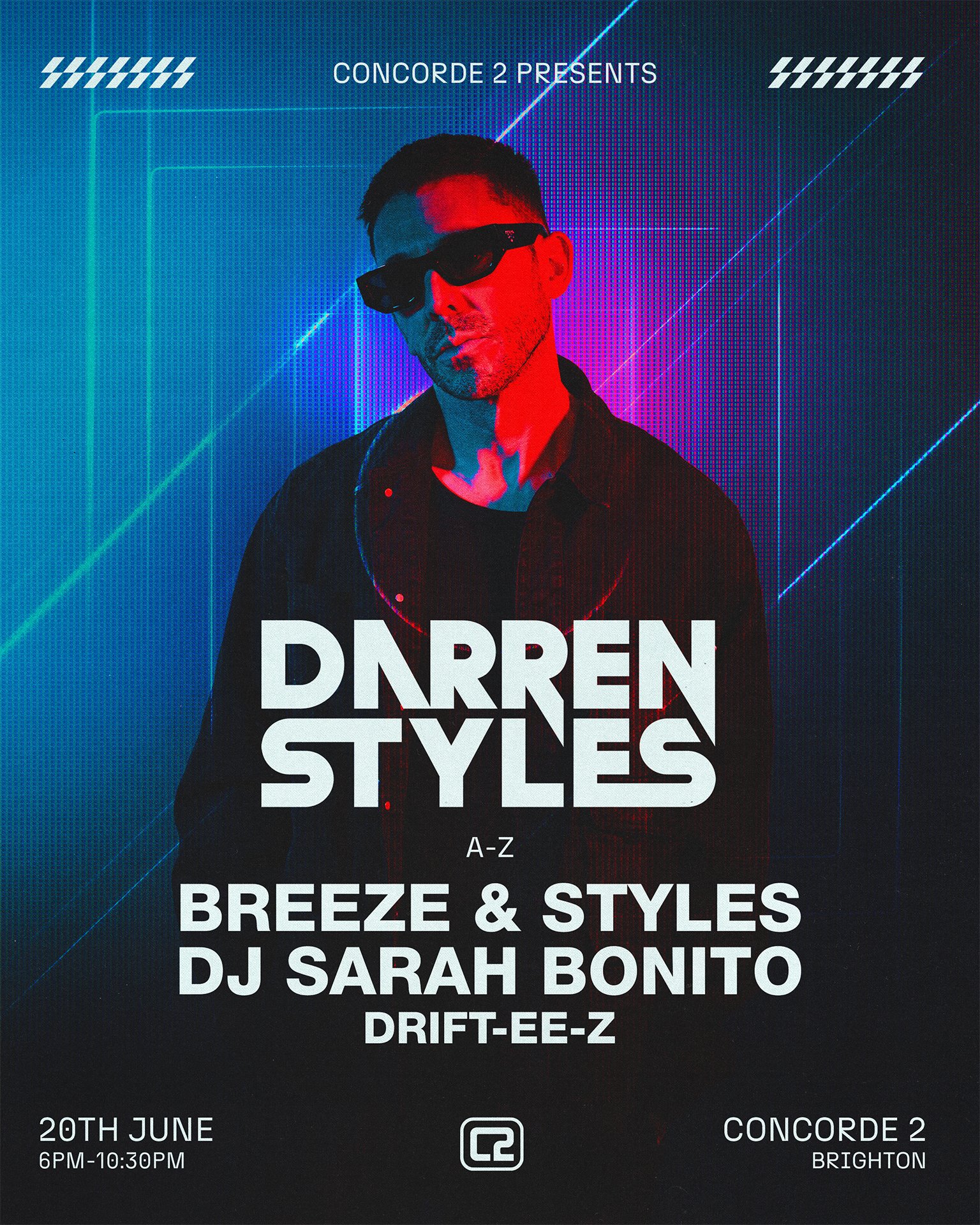 Tickets: Darren Styles | The Concorde 2 Brighton Sat 20 June 2026