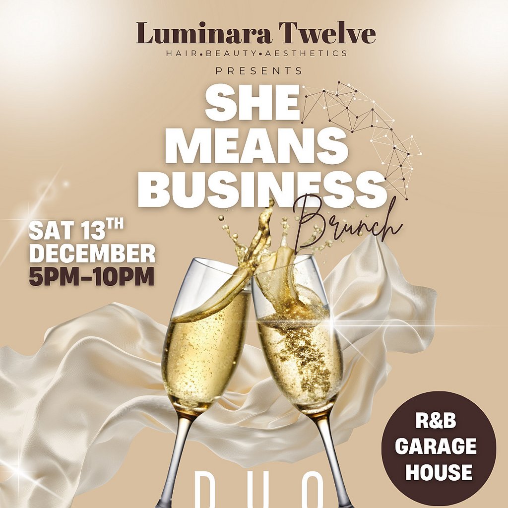 She means business brunch