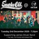Snake Oil Band at the 100 Club Tuesday Blues Event Title Pic