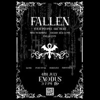 Fallen - July | Goth | Post-Punk | Industrial | Darkwave at Exodus
