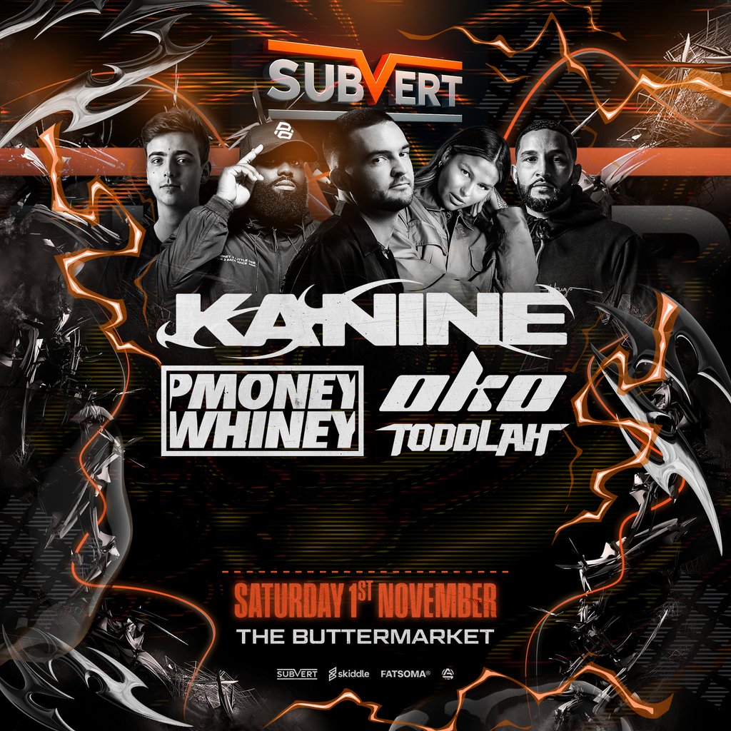 Subvert Halloween Shrewsbury: Kanine, P Money x Whiney, OKO at The ...