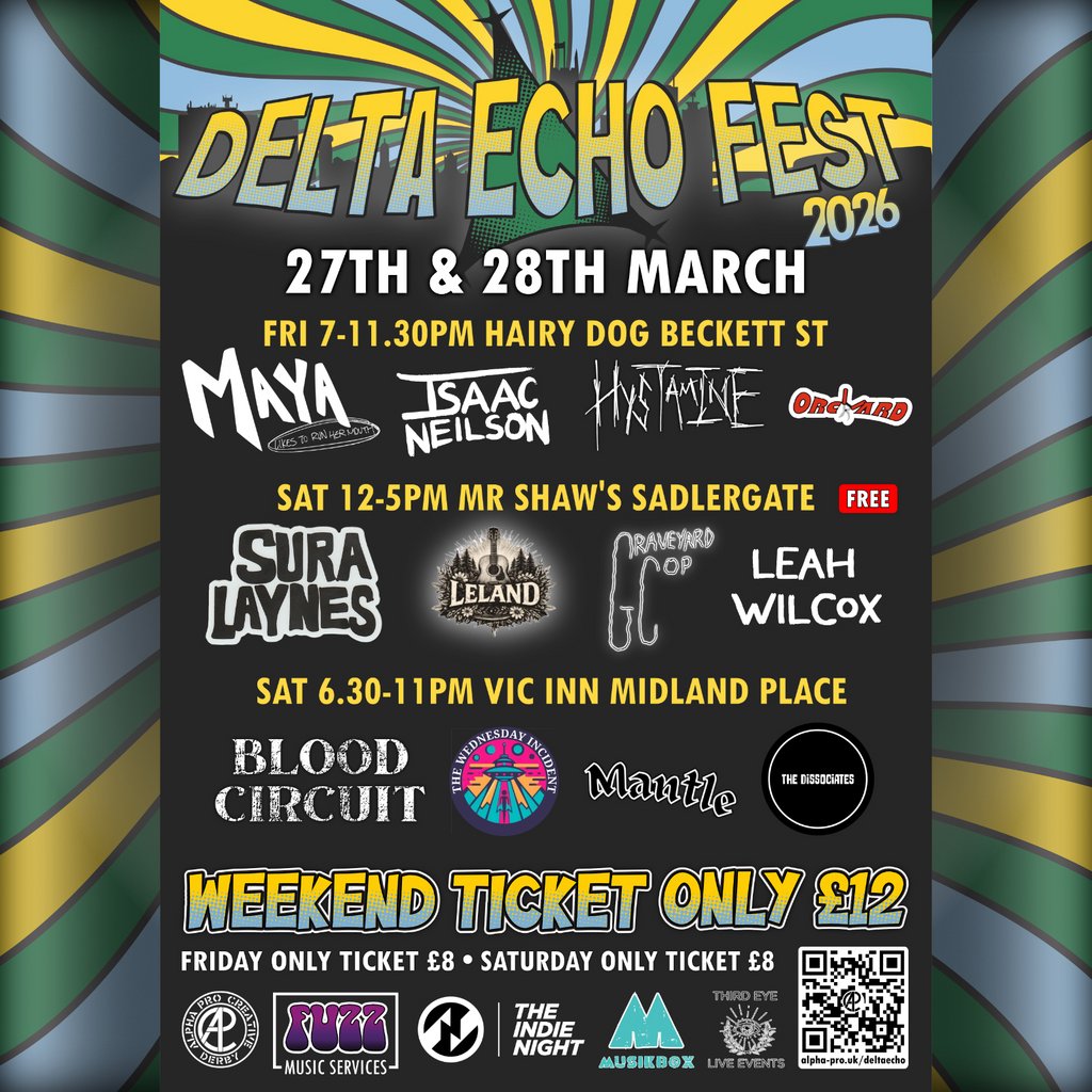 Derby Rave Delta Echo Fest 2026 Main Event | Derby · 27 Mar 2026 | Rave Essentials
