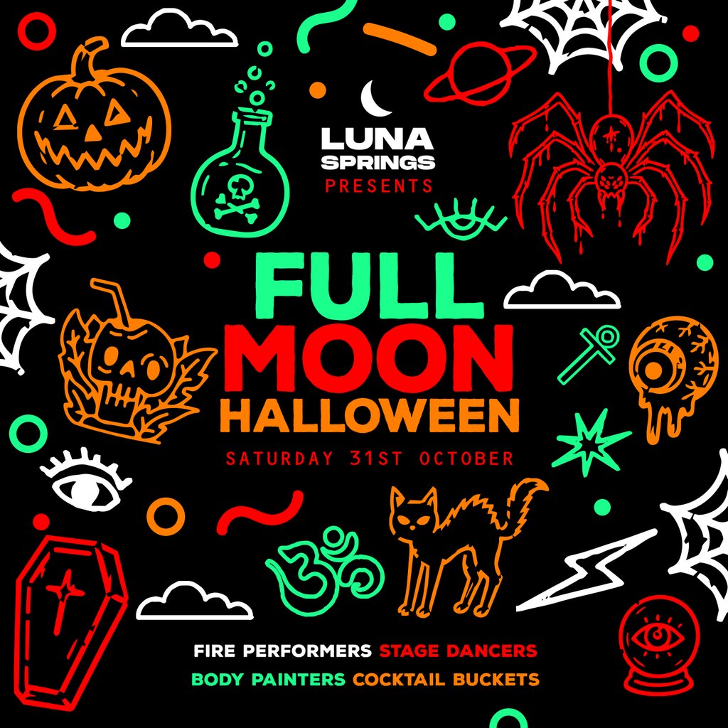 Full Moon Halloween :: Luna Springs at Luna Springs Digbeth, Birmingham
