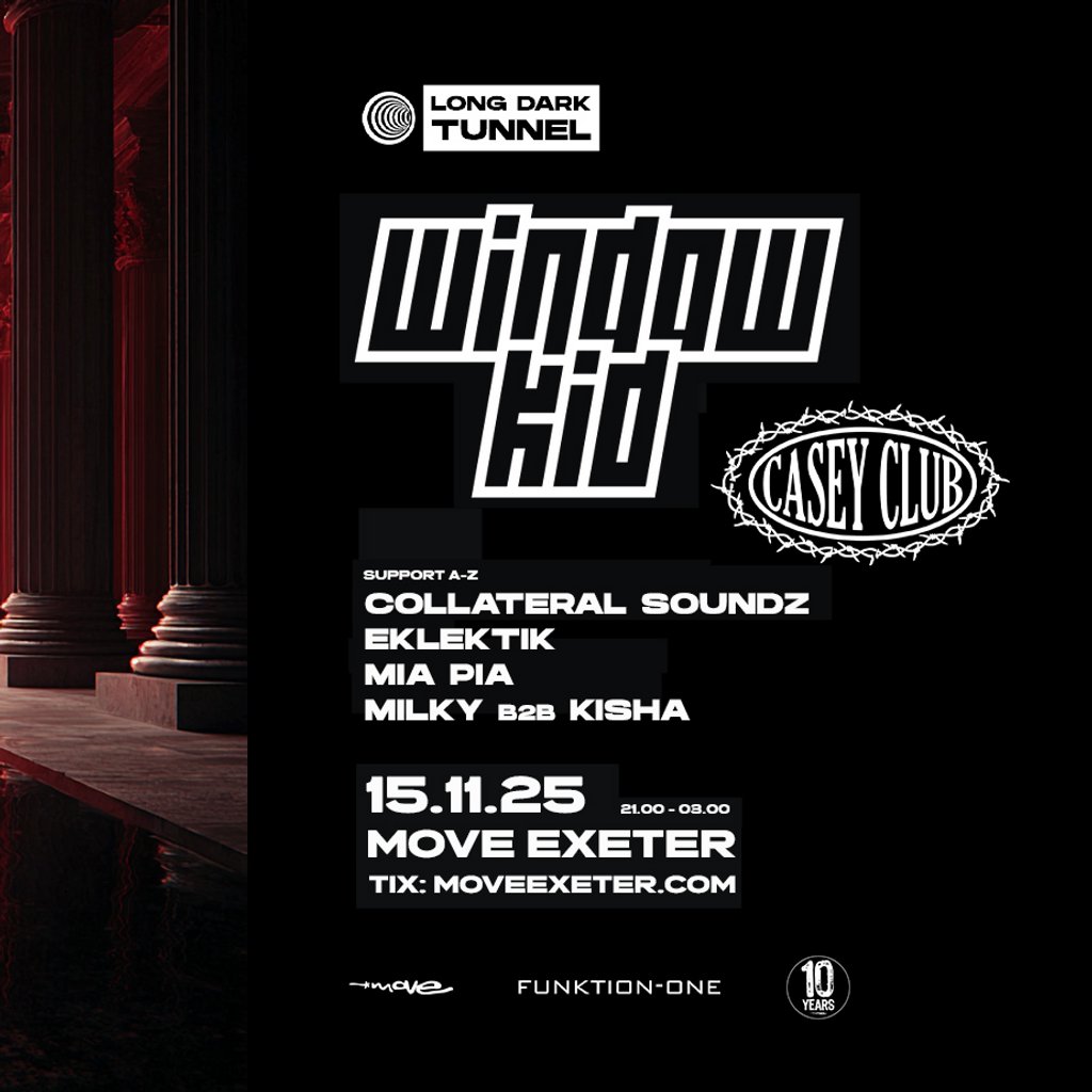 LDT Presents: Window Kid + Casey Club | Move Exeter 15.11.25