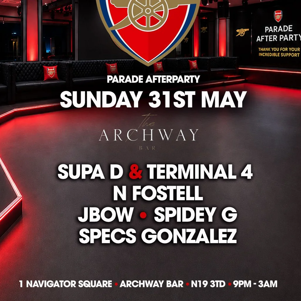 The Arsenal Parade After Party