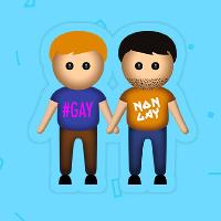 A Gay And A Nongay at Komedia