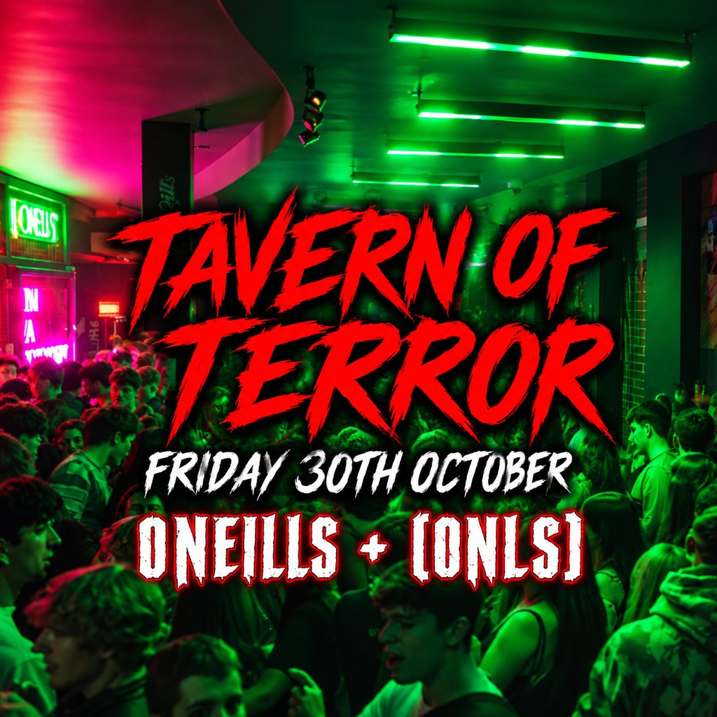 Craicin’ Fridays: Halloween TAVERN OF TERROR [Room 2 RnB]