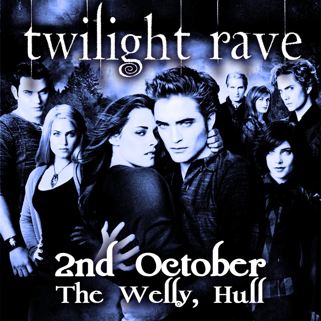 TWILIGHT RAVE (Hull) — gig artwork