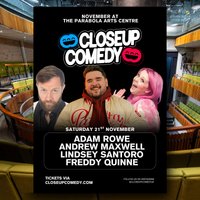 CLOSEUP COMEDY in Cheltenham with Adam Rowe and more! at Parabola Arts Centre