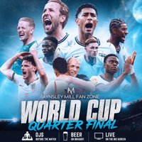 Aynsley Mill Fan Zone: England V Norway at Aynsley Mill 