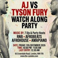 AJ vs Tyson Fury Watch Along | Live Screening & After Party