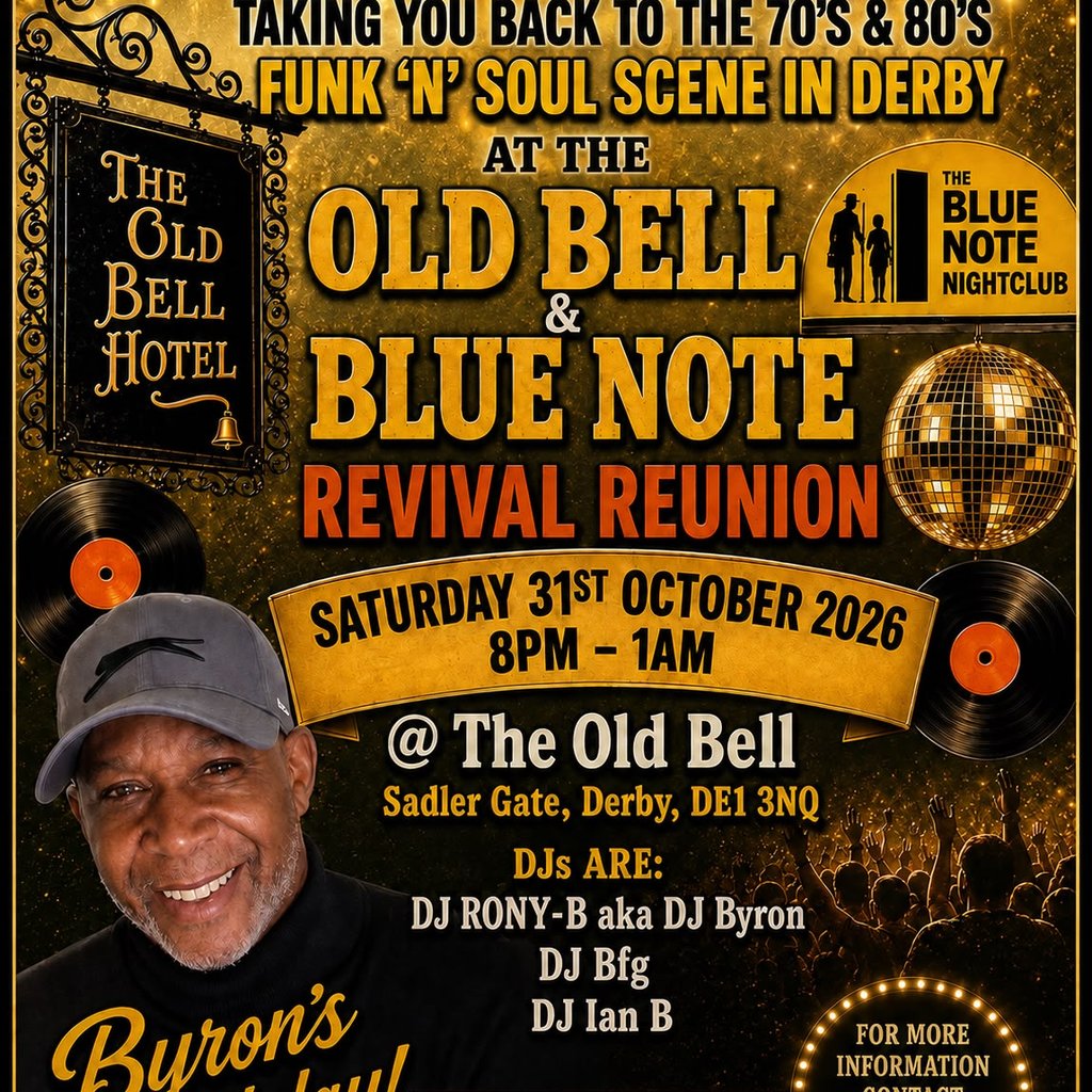 Old Bell & Blue Note Revival Reunion at The Old Bell Hotel Derby, Derby