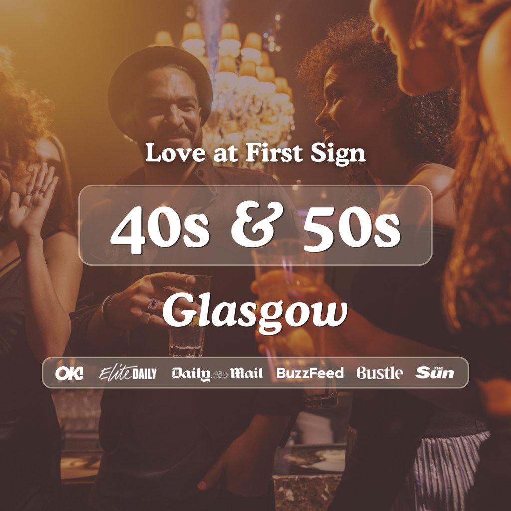 40s & 50s Singles Night @ Bluedog Glasgow|Love at First Sign at The Blue Dog, Glasgow