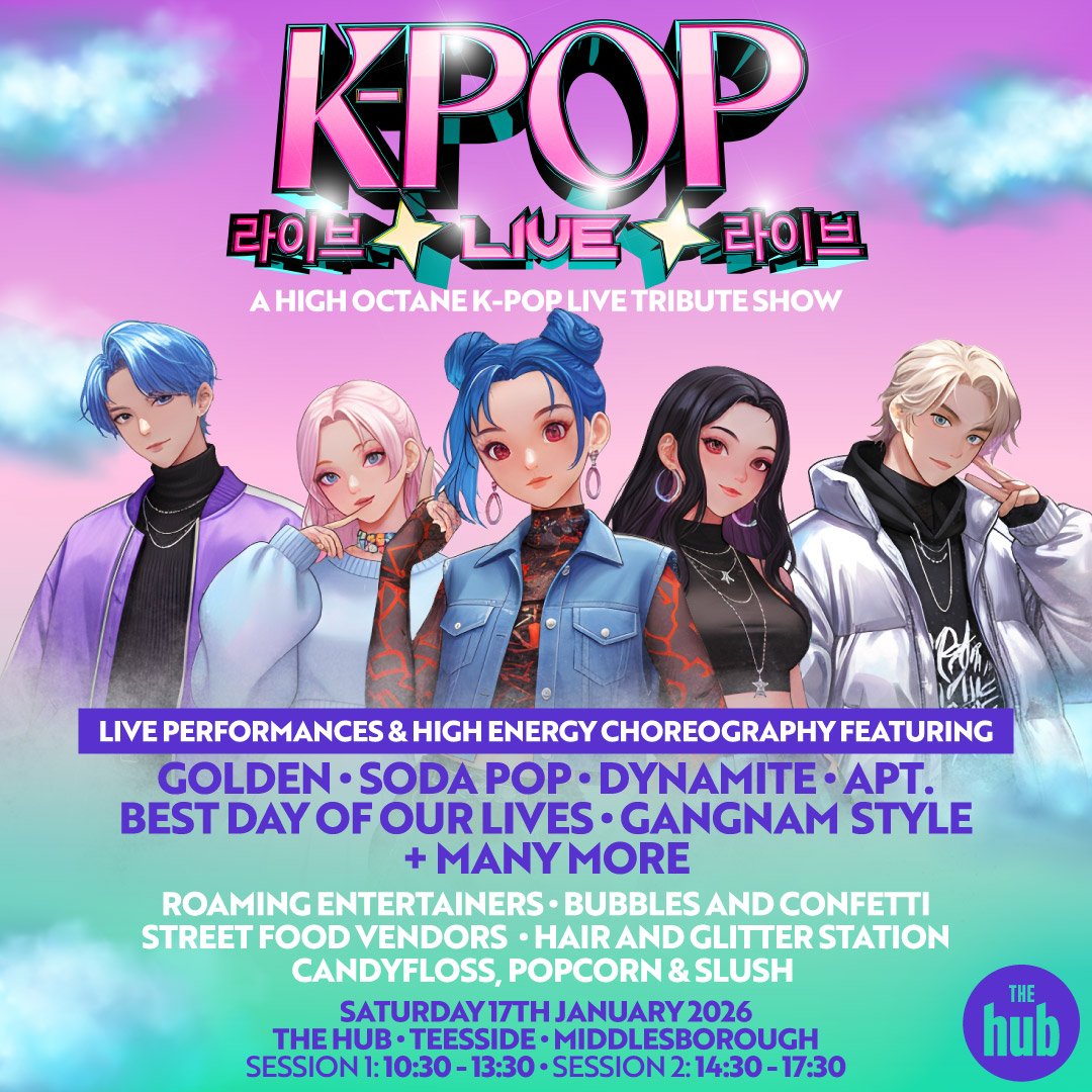 Tickets: K-Pop Live | Teesside SU, Teesside | The HUB