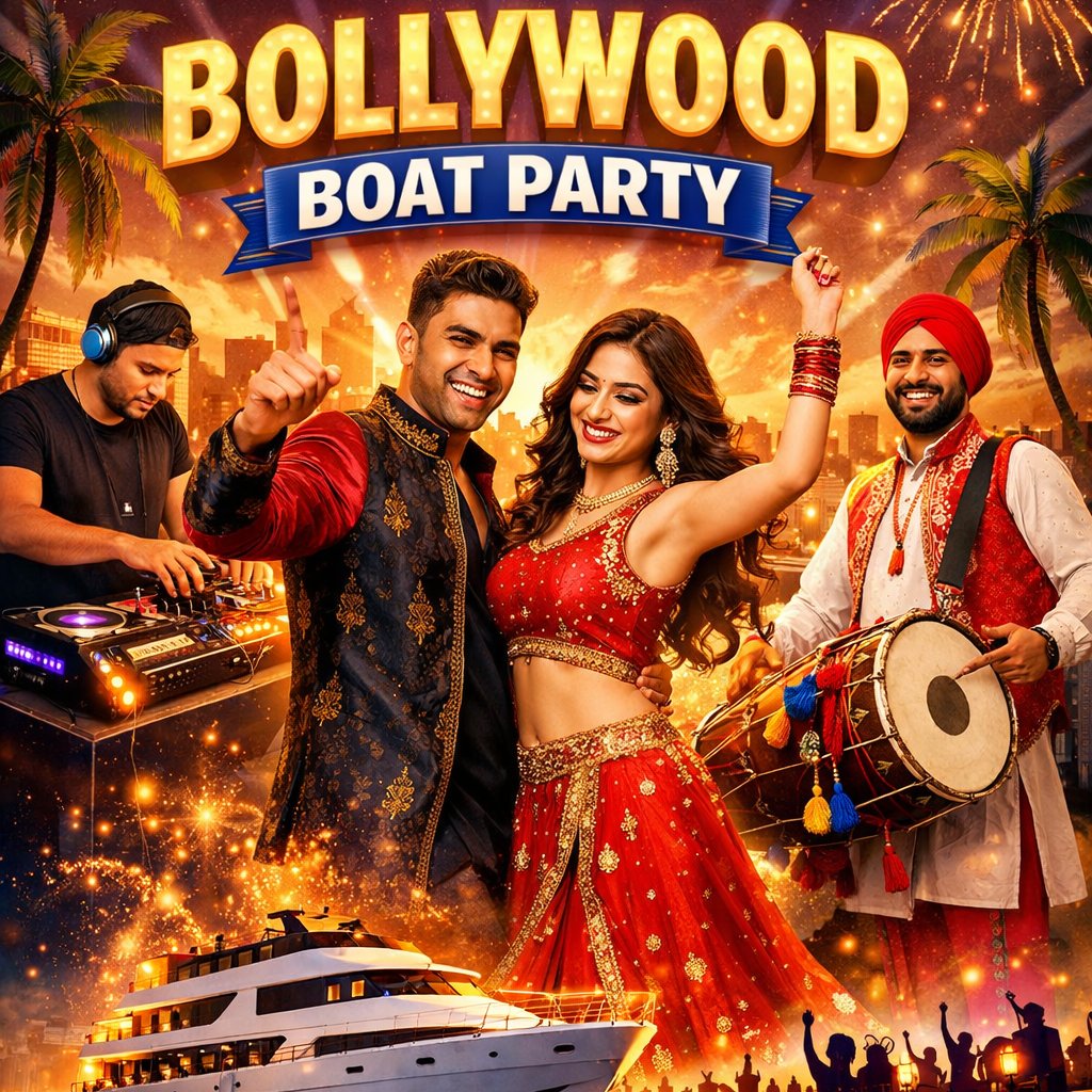 Bollywood boat event on the Thames