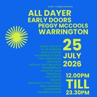 Early Doors at Peggy's 25th July