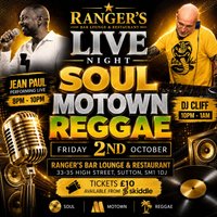 Soul Motown & Reggae Night
