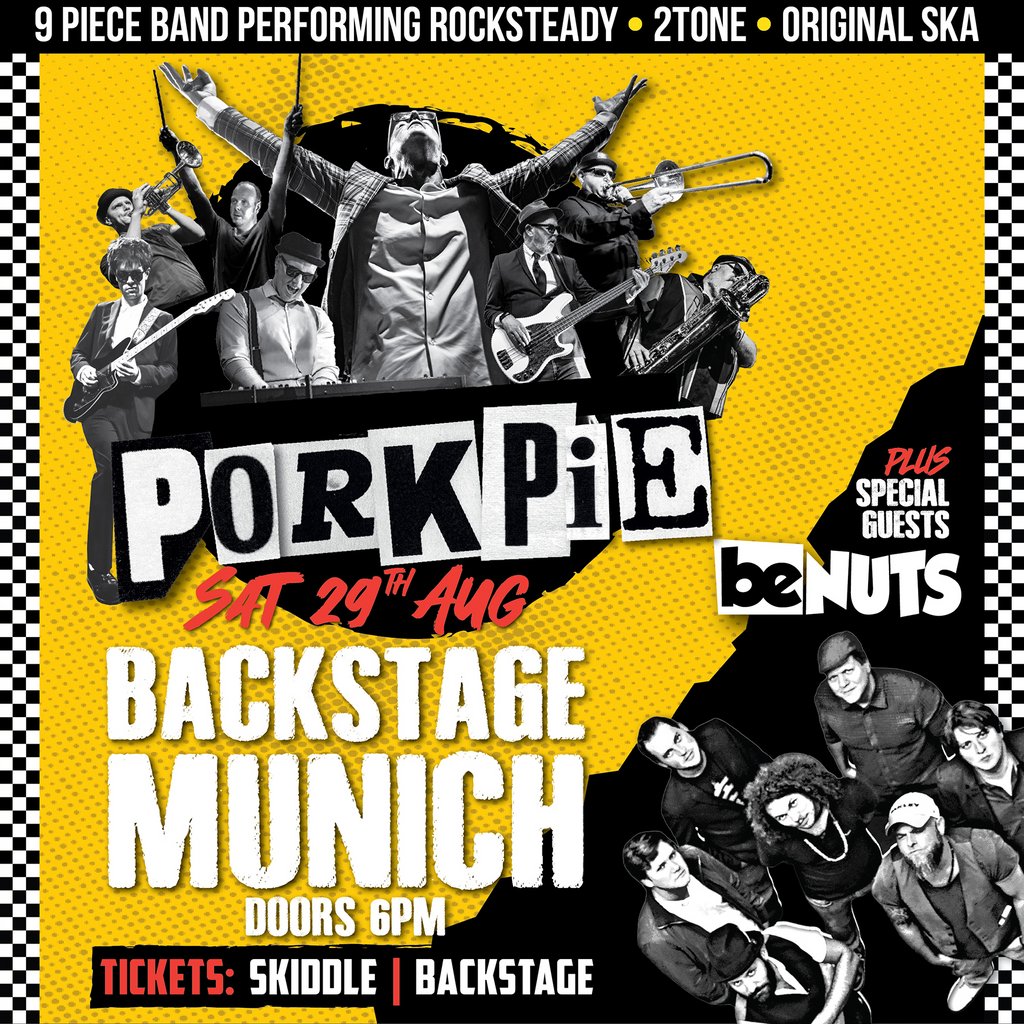 PorkPie Live plus beNUTS at Backstage, Munich, Germany