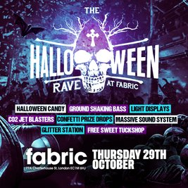The Halloween Rave at Fabric! London Halloween 2026