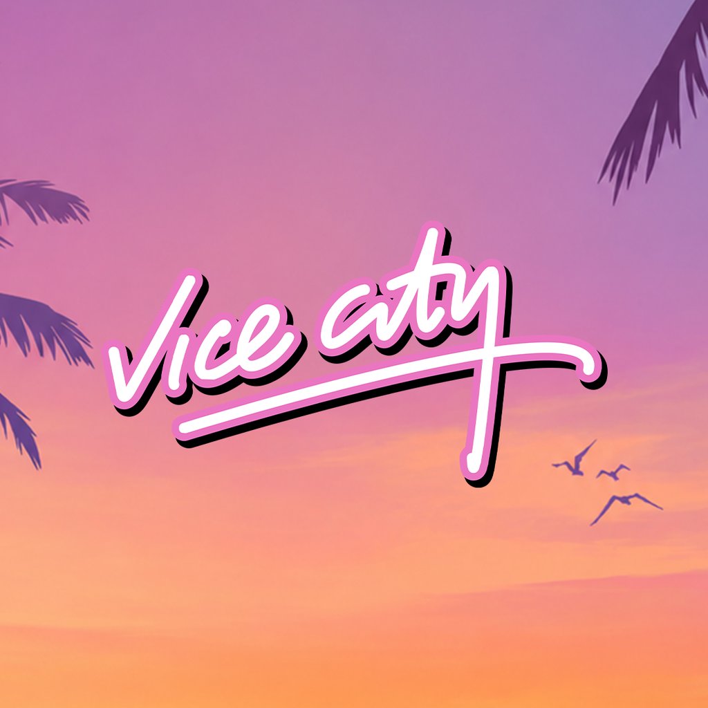 Viva Disco: Vice City — gig artwork