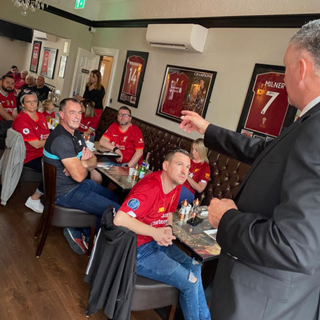 Pre-match Legend Meal LFC vs Crystal Palace
