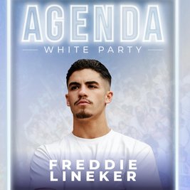 Agenda white party with Freddie Lineker
