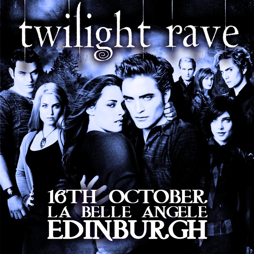 Twilight Rave (Edinburgh) — gig artwork