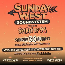 Sunday West Soundsystem at Notting Hill Carnival 2026
