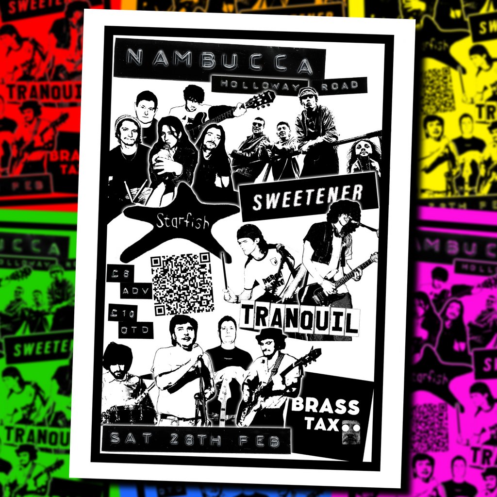 Nambucca Presents: Starfish/Sweetener/Tranquil/Brass Tax
