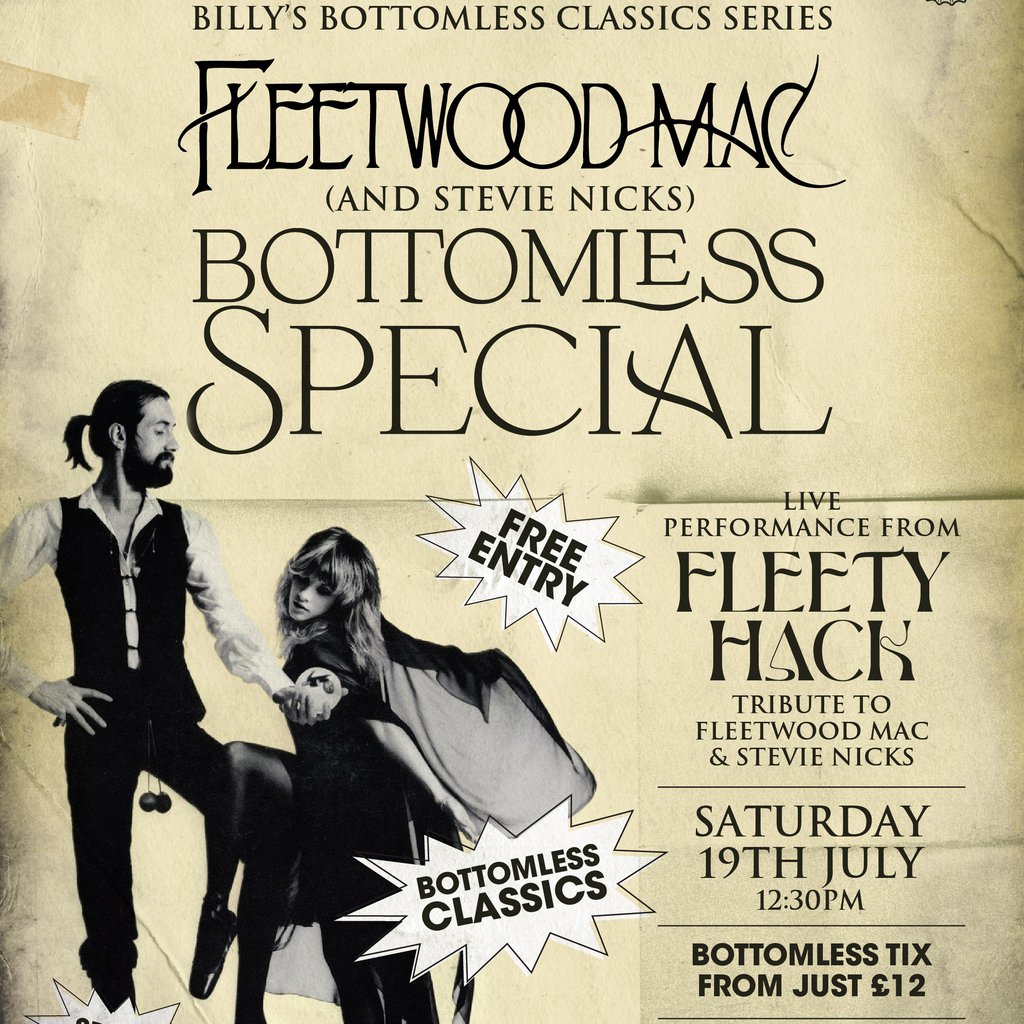 Fleetwood Mac Bottomless Special - Live | Event in Newcastle Upon Tyne | AllEvents