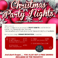 Xmas Party Nights 2018 at Cumbernauld New Town Hall