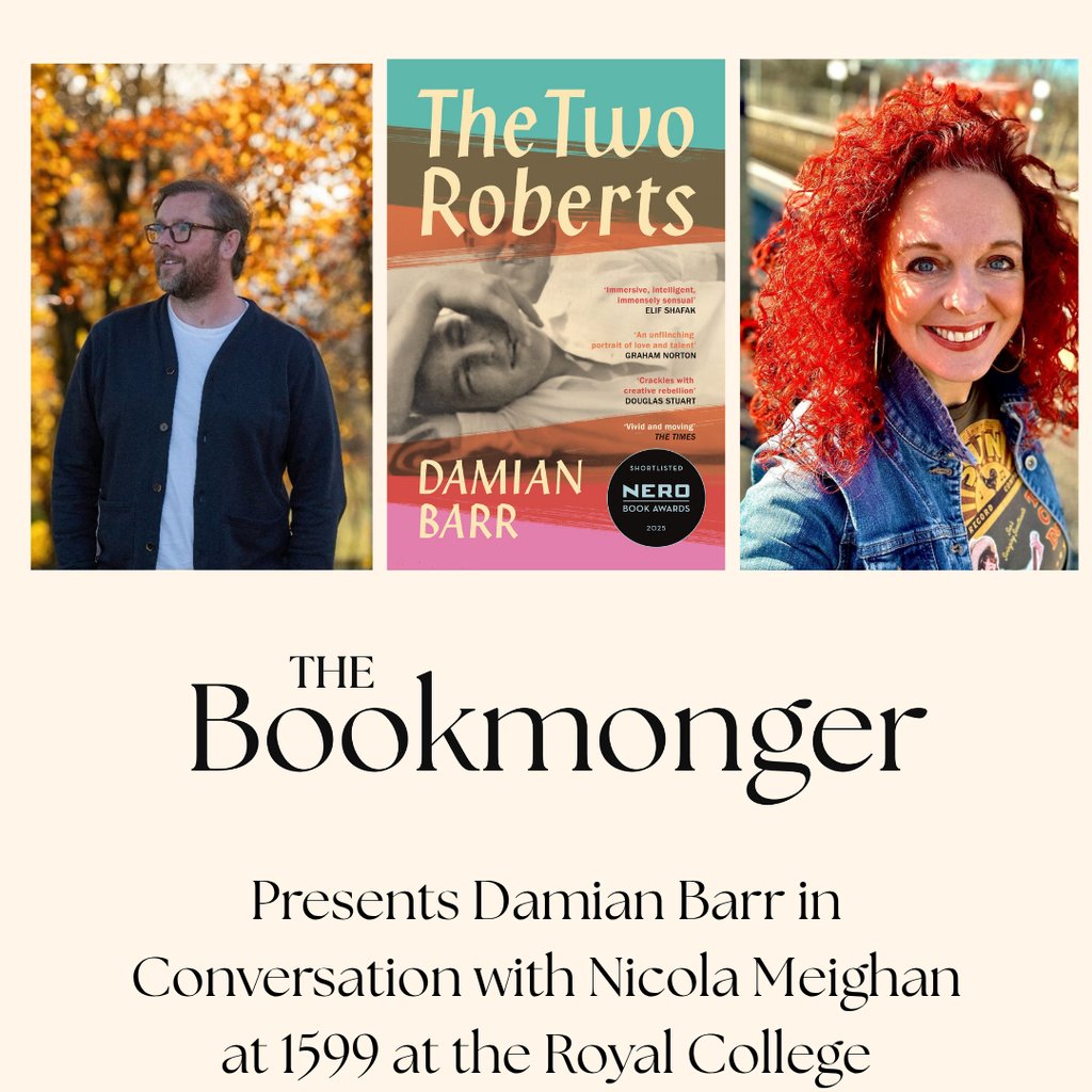 The Two Roberts Paperback Launch with Author Damian Barr at 1599 At The Royal College, Glasgow