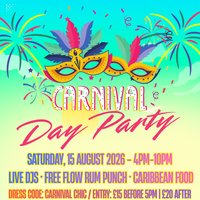 Carnival Day Party 2026 at Rollernation 