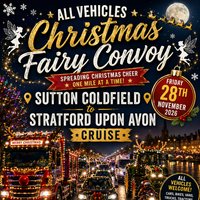 All Vehicle Christmas fairy convoy at Sutton Coldfield Rugby Club