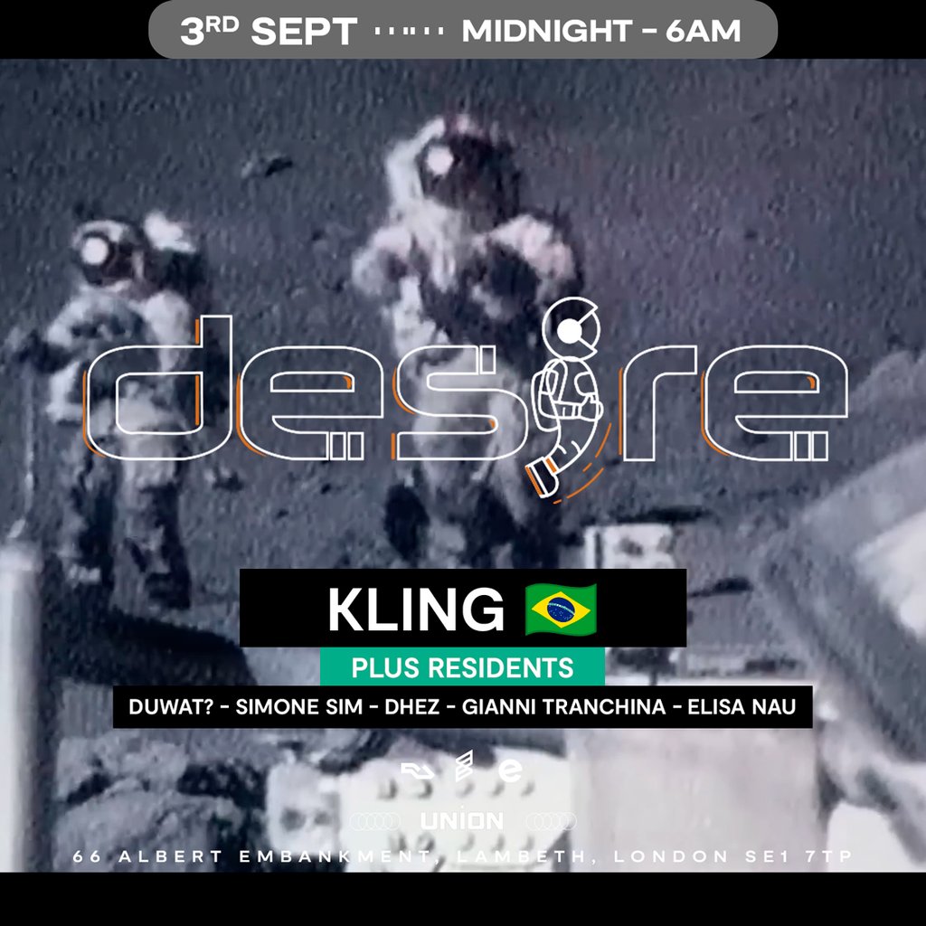 DESIRE - Weekly Thursday After Party - KLING