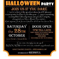 Halloween Party Fancy Dress Party with The Scoundrels