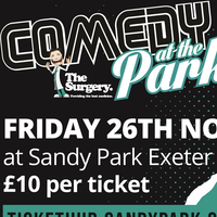 comedy at the park at Sandy Park Conference Centre
