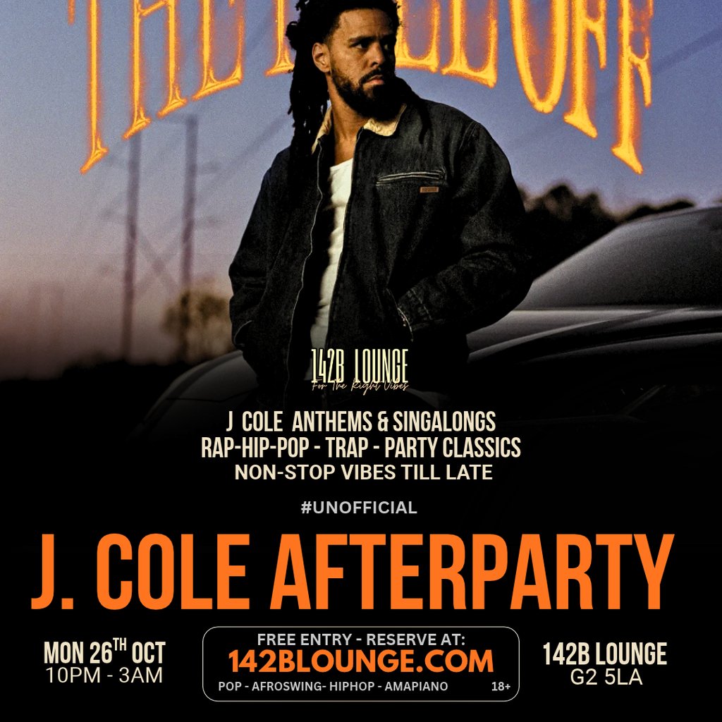 J. COLE AFTERPARTY (#Unofficial)