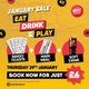 Eat, Drink & Play - Buzz Bingo Morecambe (29/01/26) Event Title Pic