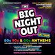 The BIG NIGHT OUT - 80s, 90s v 00s Southport Market Event Title Pic