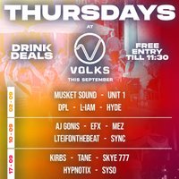 Sabotage Thursdays at the volks nightclub