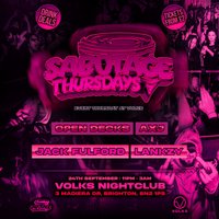 Sabotage Thursdays at The Volks Nightclub