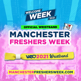 Official Uni of Manchester Freshers Wristband 2021! WE LOVE