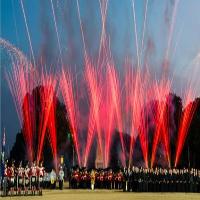 The Household Division Beating Retreat at HORSE GUARDS PARADE