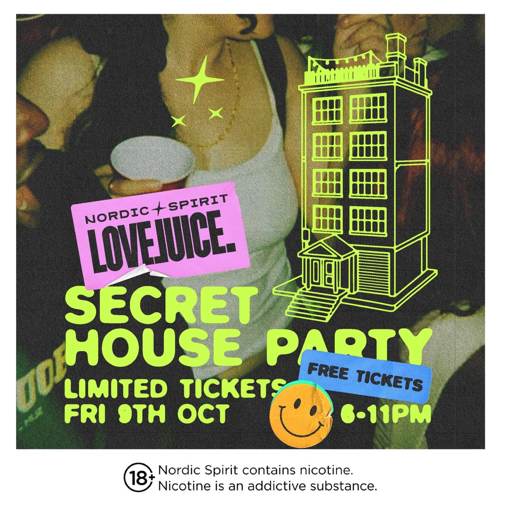 LoveJuice - FREE POP UP HOUSE PARTY - House Party Soho