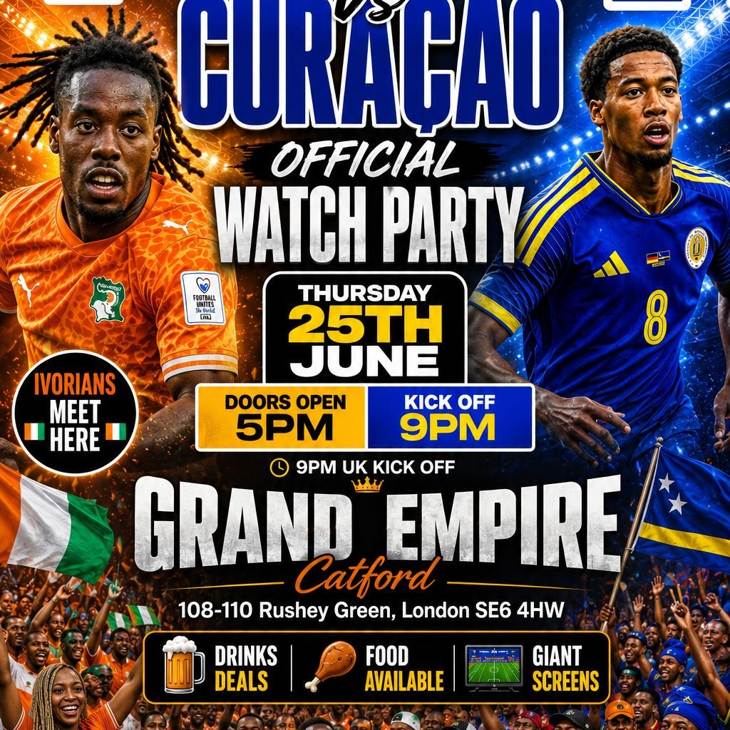 Ivory Coast VS Curacao Official - Watch Party