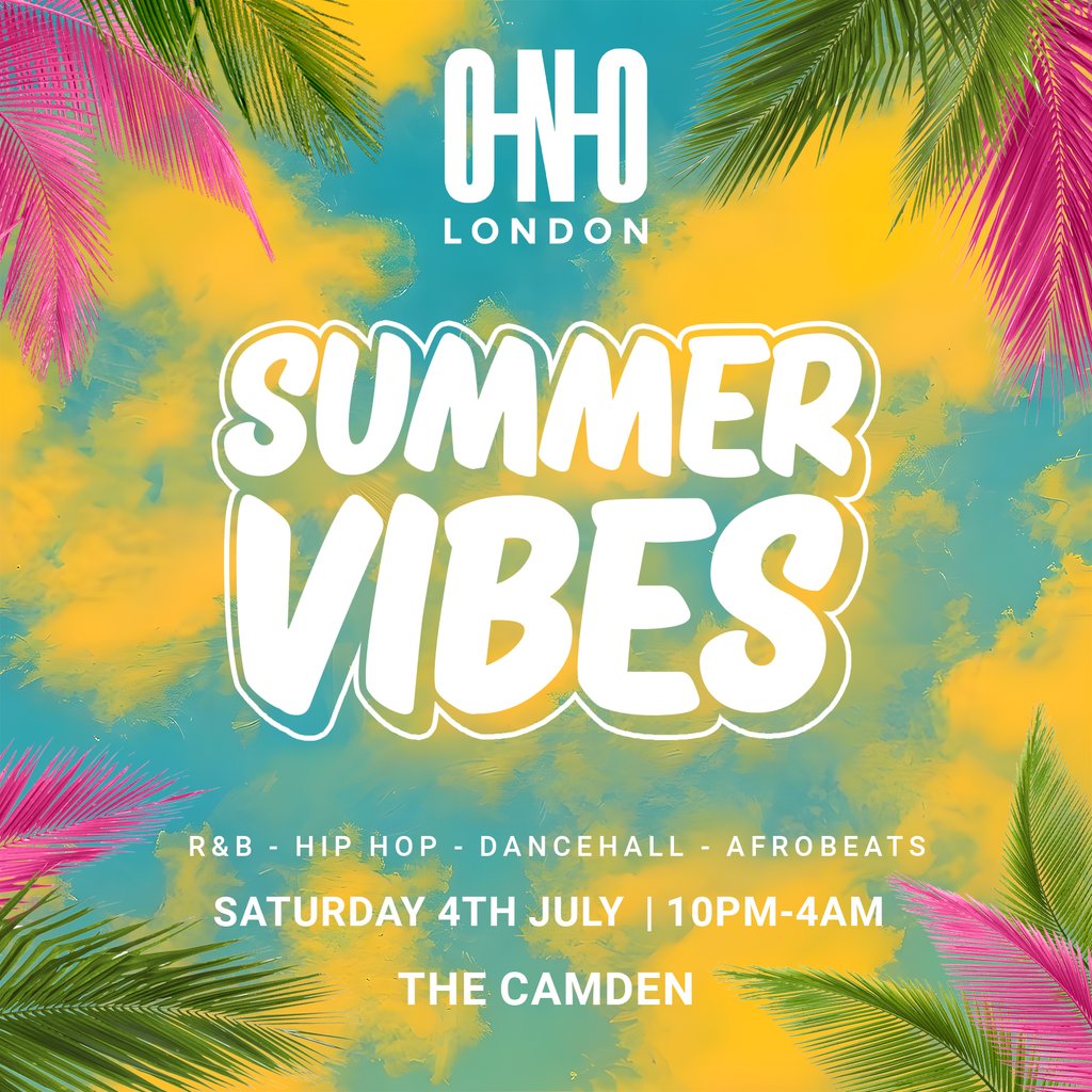 Summer Vibes (£1 B4 11PM With A Ticket)