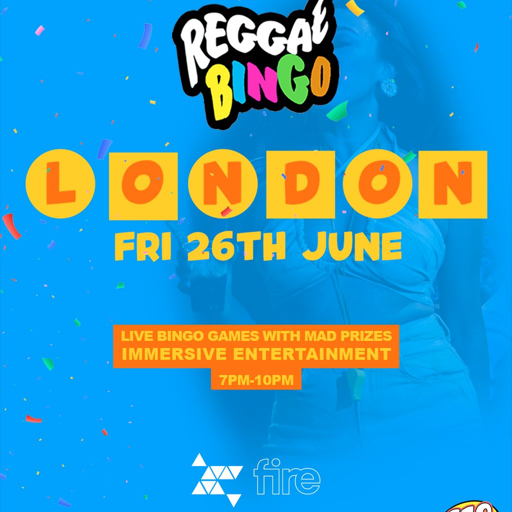 Reggae Bingo - London - Fri 26th June