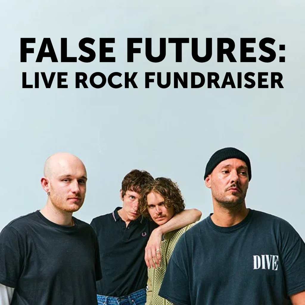 False Futures: Live Rock Fundraiser Image